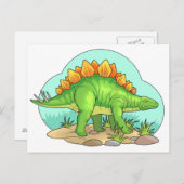 Stegosaurus Briefkaart (Voorkant / Achterkant)