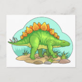 Stegosaurus Briefkaart (Voorkant)