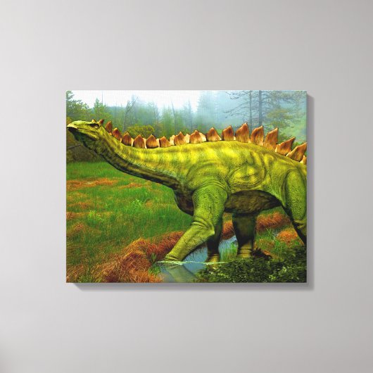Stegosaurus Canvas Afdruk (Voorkant)
