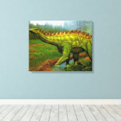 Stegosaurus Canvas Afdruk (Insitu (Houten vloer))