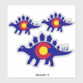 Stegosaurus Colorado Fossil Sticker (Vel)