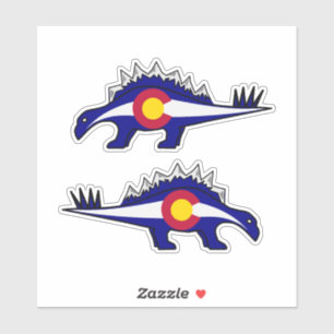 Stegosaurus Colorado Rocky Mountains Sticker