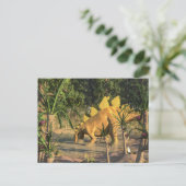 Stegosaurus dinosaur - 3D rendering Briefkaart (Staand voorkant)
