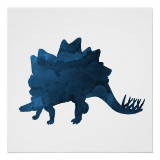 Stegosaurus Dinosaur Art Perfect Poster