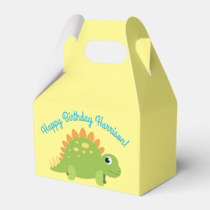 Stegosaurus Dinosaur Birthday Party Bedankdoosjes