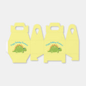 Stegosaurus Dinosaur Birthday Party Bedankdoosjes (Uitgevouwen)