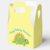 Stegosaurus Dinosaur Birthday Party Bedankdoosjes (Geopend)