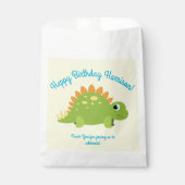 Stegosaurus Dinosaur Birthday Party Bedankzakje (Voorkant)