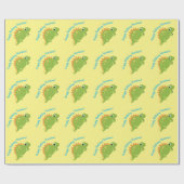 Stegosaurus Dinosaur Birthday Party Cadeaupapier (Vlak)