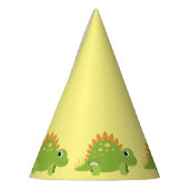 Stegosaurus Dinosaur Birthday Party Feesthoedjes (Links)