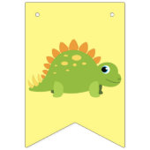 Stegosaurus Dinosaur Birthday Party Vlaggetjes (Eerste vlag)