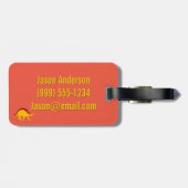 Stegosaurus Dinosaur Design Bagagelabels (Achterkant horizontaal)