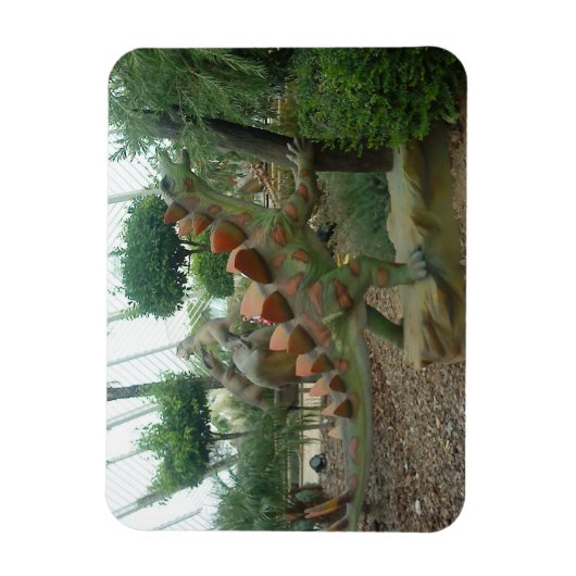 Stegosaurus Dinosaur Flexible Magnet Magneet (Verticaal)