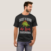 Stegosaurus Dinosaur Fossil Skull Skeleton T-shirt (Voorkant volledig)