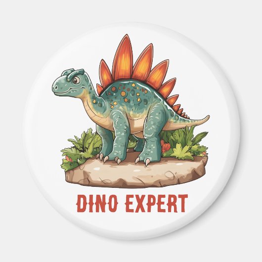 Stegosaurus Dinosaur Magneet (Voorkant)