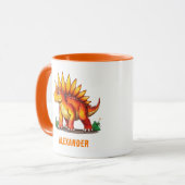 Stegosaurus Dinosaur Mok (Voorkant links)