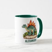 Stegosaurus Dinosaur Mok (Voorkant rechts)