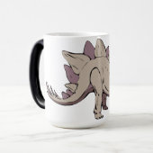 stegosaurus dinosaur oeroud magische mok (Voorkant links)