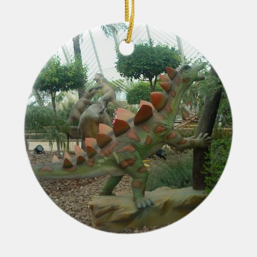 Stegosaurus Dinosaur Ornament (Voorkant)