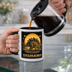 Stegosaurus Dinosaur Prehistorische Maan Mok