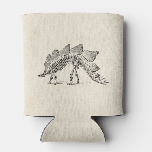 Stegosaurus Dinosaur Skeleton Fossil Blikjeskoeler (Achterkant)