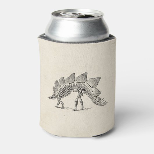 Stegosaurus Dinosaur Skeleton Fossil Blikjeskoeler (Blikje Achterkant)