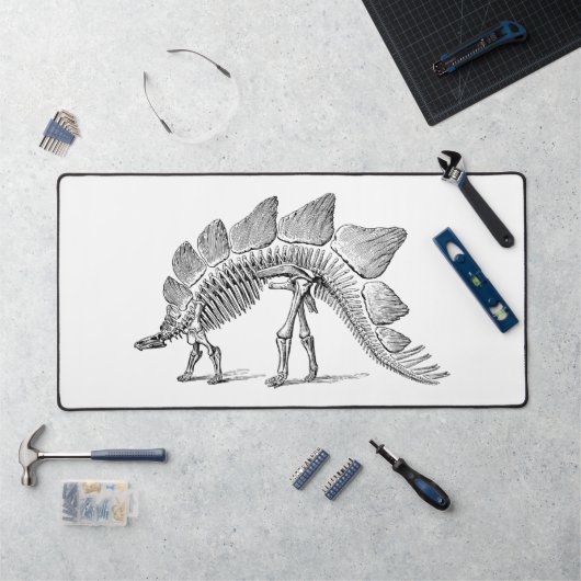Stegosaurus Dinosaur Skeleton Fossil Bureaumat (Werkstation)