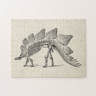 Stegosaurus Dinosaur Skeleton Fossil Legpuzzel