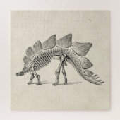 Stegosaurus Dinosaur Skeleton Fossil Legpuzzel (Verticaal)