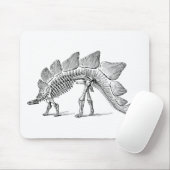 Stegosaurus Dinosaur Skeleton Fossil Muismat (Met muis)