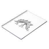 Stegosaurus Dinosaur Skeleton Fossil Notitieboek (Linkerzijde)