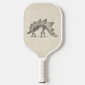 Stegosaurus Dinosaur Skeleton Fossil Pickleball Paddle (Achterkant)