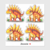 Stegosaurus Dinosaur Sticker (Vel)
