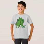 Stegosaurus Dinosaur T-shirt (Voorkant volledig)