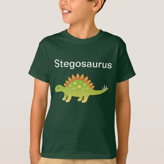 Stegosaurus Dinosaur T-Shirt (Voorkant)