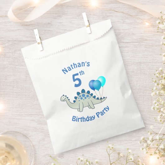 Stegosaurus Dinosaurus Kids Verjaardag Bedankzakje (Geknipt)