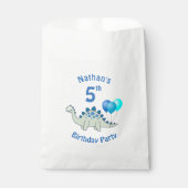 Stegosaurus Dinosaurus Kids Verjaardag Bedankzakje (Voorkant)