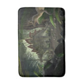 Stegosaurus en Deinonychus Dinosaurs Badmat (Voorkant Verticaal)