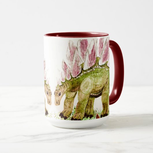 Stegosaurus en Friend Samen Mok (Voorkant rechts)