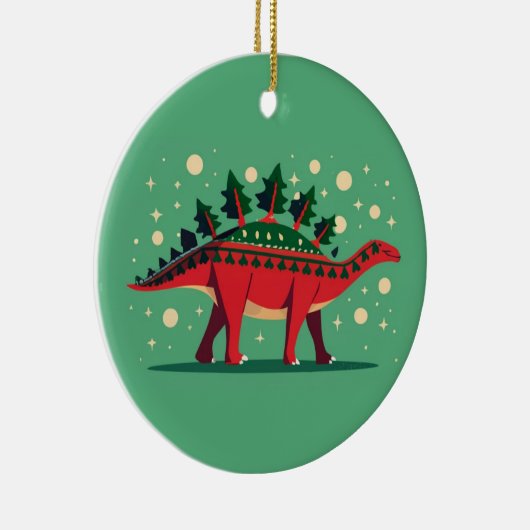 Stegosaurus Evergreen Delight Ornament (Rechts)
