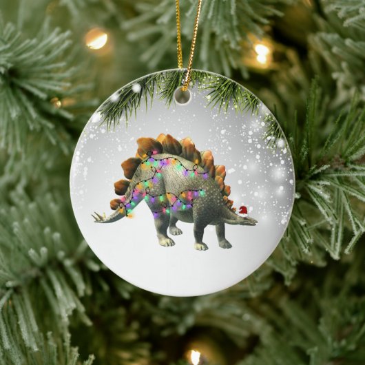 Stegosaurus Gift for Stegosaurus Lover Adult Kind Keramisch Ornament (Boom)