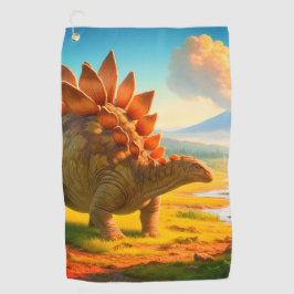 Stegosaurus Golfhanddoek