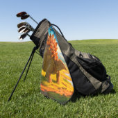 Stegosaurus Golfhanddoek (Groen)