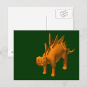 Stegosaurus halloweenis briefkaart (Voorkant / Achterkant)