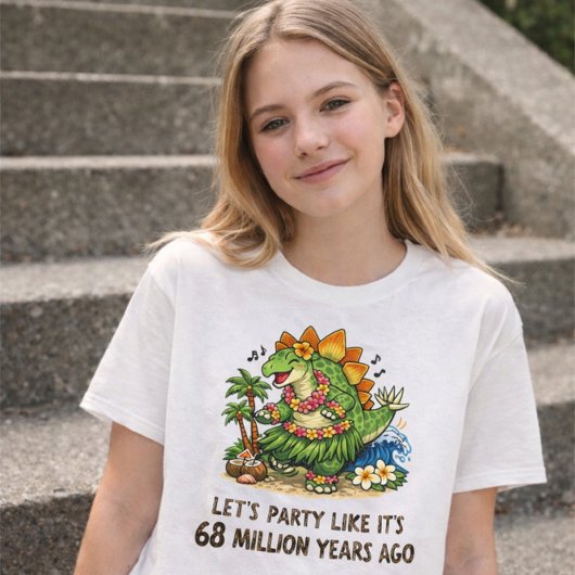 Stegosaurus Hula Danser T-shirt