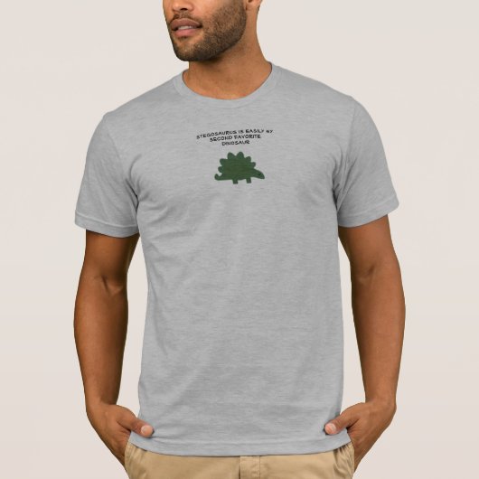 stegosaurus is #2 t-shirt (Voorkant)