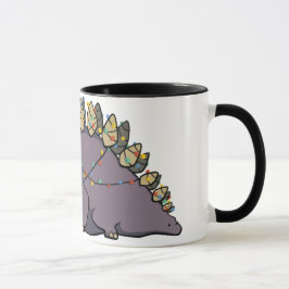 Stegosaurus kerstlampjes Mok