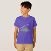 Stegosaurus - Kids' Basic T-Shirt (Voorkant volledig)