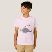 Stegosaurus - Kids' Basic T-Shirt (Voorkant volledig)