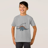 Stegosaurus - Kids' Basic T-Shirt (Voorkant volledig)